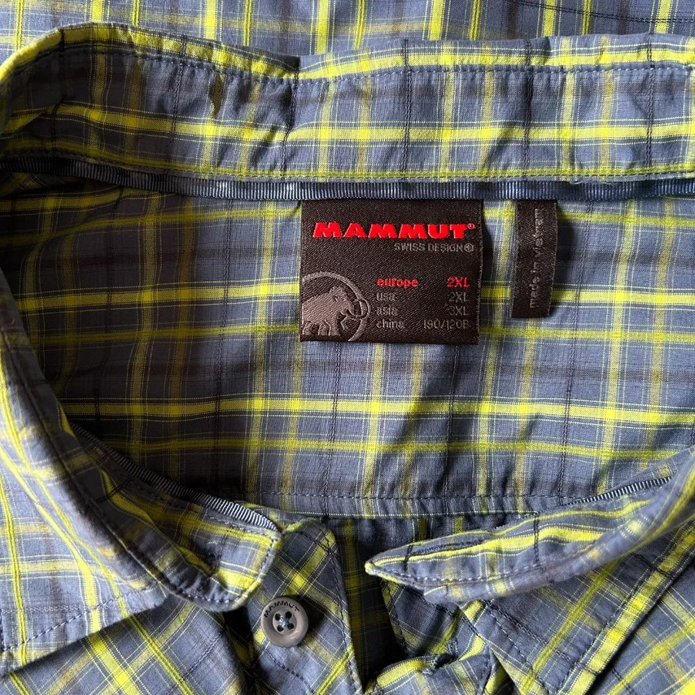 MAMMUT REI Asko Button Down Lighweight Hike Bike Travel Shirt - Picture 4 of 4